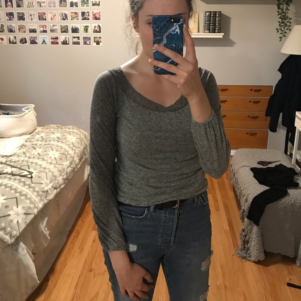 Grey Mossimo long sleeve shirt
